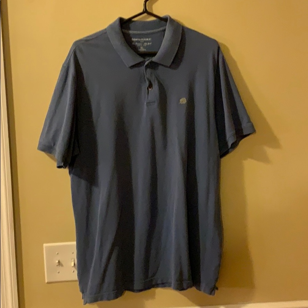Banana Republic blue polo Size XL